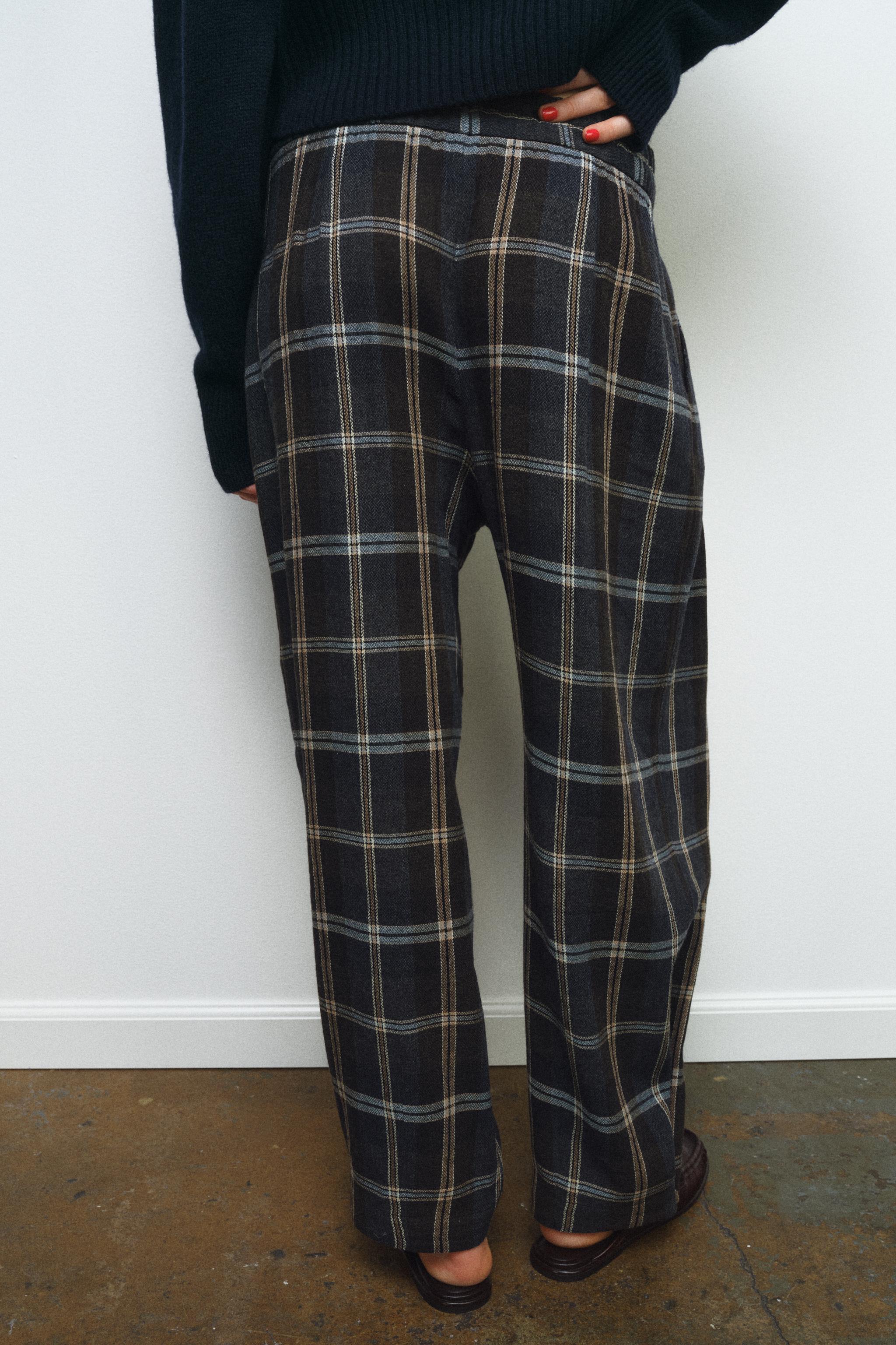 ZW COLLECTION PLAID PANTS
